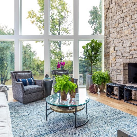 Modern living room interior design | Howmar Carpet Inc