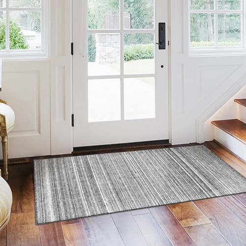 Striped area rug | Howmar Carpet Inc