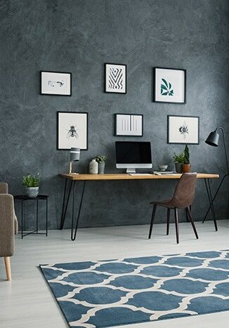 Study room interior design | Howmar Carpet Inc